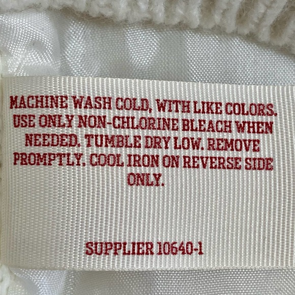 Arizona Jeans Co. Cream Faux Fur/Rib Knit Vest Size XL NWT - Picture 9 of 9